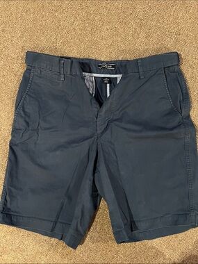 Men's Land’s End Navy Cotton Chino Shorts